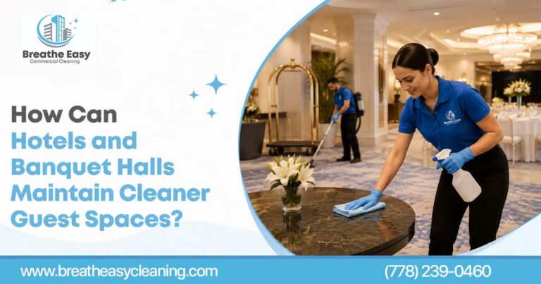 Hotels and Banquet Halls Maintain Cleaner